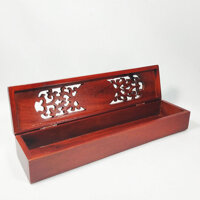 Hộp đựng đũa gỗ hương đỏ RAW