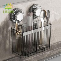 Hộp đựng đũa LIUJIR có khay thoát nước đa chức năng cho gia đình