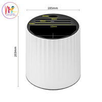 Hộp đựng đũa thìa dao kéo dụng cụ nhà bếp xoay 360 độ .  có đế thoát nước siêu tiện dụng kệ đựng đồ đa năng nhà bếp