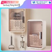 Hộp Đựng Đũa Treo Tường Dễ Dàng Lắp Đặt Dễ Dàng Rửa Vệ Sinh