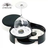 Hộp đựng đường CENJIE Nhựa bền màu đen có thể điều chỉnh Dụng cụ pha chế muối