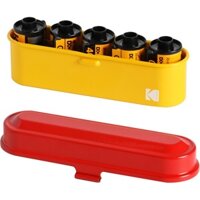 Hộp đựng film Kodak Steel 135mm Film Case Đỏ Vàng (Red Lid/Yellow Body)
