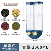 Hộp đựng gạo , hạt ,ngũ cốc 2 ngăn tự động dính tường và các loại lương thực khô cao cấp