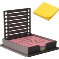 Hộp đựng ghi chú dính có Stencil, Hộp đựng ghi chú dính Tương thích với Note Post-It cho 3x3 trong miếng ghi chú tự dính