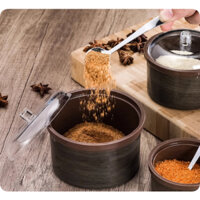 Hộp đựng gia vị  (목향 숟가락 양념통 )