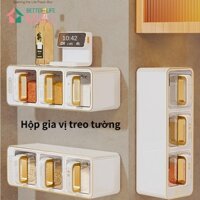 Hộp Đựng Gia Vị Muối Treo Tường Nhà Bếp