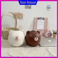 Hộp đựng giấy ăn đồ dùng trang trí nhà cửa hình gấu xinh xắn đáng yêu