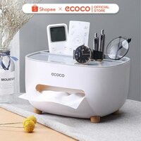 Hộp Đựng Giấy Ăn Và Để Đồ Đa Năng Ecoco Thông Minh Tiện Lợi (E2009)