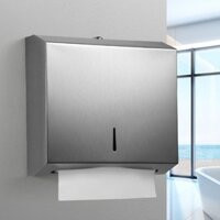 Hộp đựng giấy lau tay inox treo tường vuông