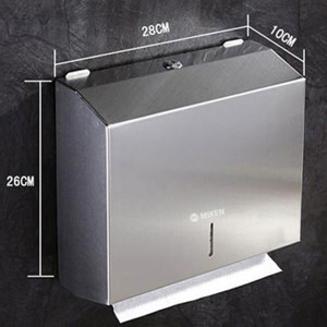 Hộp đựng giấy lau tay treo tường A724 (inox mờ)