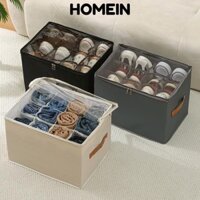 Hộp Đựng Giày Lớn HOMEIN, Tủ Quần Áo Vải Có Thể Gập Lại, 12 Lưới Nắp Trong Suốt Có Tay Cầm Hộp Đựng Giày Cho Gia Đình