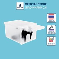 Hộp đựng giày nhựa cứng trong suốt JCJ, hộp nhựa đựng giày nhựa cứng cao cấp chính hãng