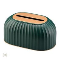 Hộp đựng giấy thông minh 2022  Hộp nhựa chữ nhật đựng giấy ăn dạng rút hỗ trợ ổn định mọi lại giấy chất liệu cao cấp - Xanh