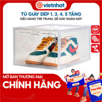 Hộp đựng giày, tủ đựng giày tiện ích Việt Nhật HDG Nhựa Việt Nhật Premium