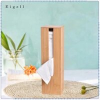 Hộp đựng giấy vệ sinh bằng tre Hộp đựng tự do Hộp đựng cuộn dự phòng có nắp tổ chức cho phòng giặt RV Nhà bếp