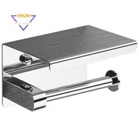 Hộp đựng giấy vệ sinh bằng thép không gỉ 304 có kệ điện thoại, Hộp đựng khăn giấy phòng tắm Hộp đựng giấy vệ sinh