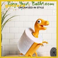 Hộp đựng giấy vệ sinh GUSTAVA, Giá đỡ khăn giấy in hình khủng long, Khăn ăn đựng khăn giấy thực tế PLA hoạt hình sáng tạo