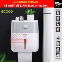 Hộp Đựng Giấy Vệ Sinh Nhà Tắm Thông Minh ECOCO E1804 - Kệ Gắn Tường Chống Nước Không Cần Khoan Đục