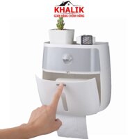 Hộp Đựng Giấy Vệ Sinh Nhà Tắm Thông Minh ECOCO E1804 - Kệ Gắn Tường Chống Nước Không Cần Khoan Đục