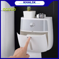 Hộp Đựng Giấy Vệ Sinh Nhà Tắm Thông Minh ECOCO E1804 - Kệ Gắn Tường Chống Nước Không Cần Khoan Đục - Khalik
