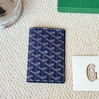 Hộp đựng hộ chiếu Goyard Goya Goyardine Canvas & Vauzelles Calfskin Số: G804