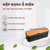 Hộp Đựng Hộp Che Ỏ Điện - Hộp Nhựa ABS Đựng Ổ Cắm Điện, Dây Điện, Sạc Cáp An Toàn Cho Trẻ Bé Chống nước, chống cháy nổ