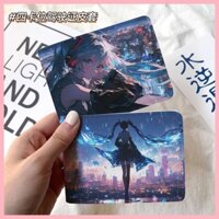 Hộp đựng Id Vỏ bảo vệ Hatsune miku Kagamine Rin Kagamine Len Megurine Luka miku Hatsune miku Vỏ bảo vệ bằng lái xe ô tô Vỏ da Giấy phép lái xe máy Sách giấy phép lái xe hai trong một