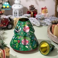 Hộp đựng kẹo hình cây thông Noel Hộp đựng đồ thủ công Lọ vui nhộn