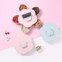 Hộp đựng kẹo mứt ngày tết hình 5 cánh hoa