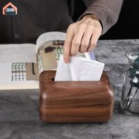 Hộp đựng khăn giấy bằng gỗ Hộp đựng khăn giấy hình chữ nhật Hộp đựng giấy trang trí cho mặt bàn Bàn trang trại gia đình