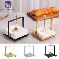 Hộp đựng khăn giấy bóng POTER LIMIT / Bàn ăn cà phê thực tế bằng bạc / đen