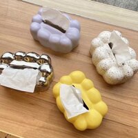 Hộp đựng khăn giấy Cloudy Tissue Box bằng gốm phong cách Bắc Âu