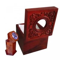 Hộp Đựng Khăn Giấy-Giấy Ăn-Giấy ướt Hình Vuông_Bằng Gỗ Hương nhà hàng-để bàn đẹp dễ thương[hàng loại 1] [loai 1]