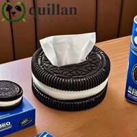 Hộp đựng khăn giấy hình bánh quy QUILLAN, Hộp giấy bánh Sandwich sáng tạo tối giản, Trang trí nhà cửa Quà tặng vui nhộn cao cấp Đồ trang trí bàn Hộp đựng khăn ăn cho phòng khách