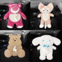 Hộp Đựng Khăn Giấy Hình Thú Cưng Dễ Thương Để Xe Ô Tô , Bàn Làm Việc, Xe Hơi