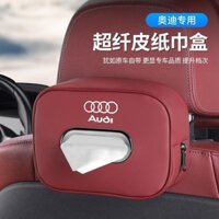 Hộp đựng khăn giấy ô tô Audi A6L / A4L / Q5L / A3 / A8L / Q3 / Q7 Hộp đựng khăn giấy nội thất ô tô