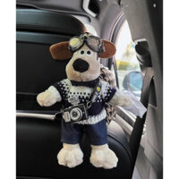 Hộp đựng khăn giấy ô tô, trang trí nội thất xe hơi chó bay hoạt hình