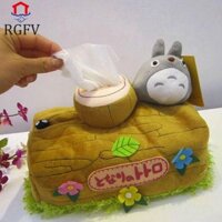Hộp đựng khăn giấy RGFV Totoro, Đồ chơi búp bê sang trọng Anime Nhật Bản Totoro, Quà tặng trẻ em Trang trí dễ thương Hộp đựng khăn giấy xe hơi Kawaii