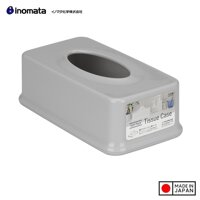 Hộp đựng khăn giấy rút Inomata Tissue Case hàng nhập khẩu chính hãng MADE IN JAPAN - Màu xám Gray