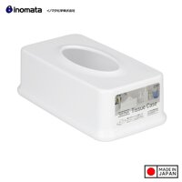 Hộp đựng khăn giấy rút Inomata Tissue Case hàng nhập khẩu chính hãng MADE IN JAPAN - Màu trắng White