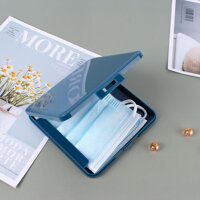 Hộp Đựng Khẩu Trang Chống Bụi Hộp Vuông - Xanh đen