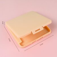 Hộp Đựng Khẩu Trang Chống Bụi Hộp Vuông - Be