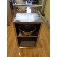 Hộp đựng khay than inox, thùng đựng chậu than cho nhà hàng quán nướng