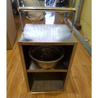 Hộp đựng khay than inox, thùng đựng chậu than cho nhà hàng quán nướng