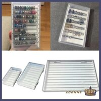 Hộp đựng khay trưng bày hạt đa năng Coonn Giá đỡ lưu trữ Acrylic chắc chắn và trong suốt cho người đam mê trang sức Người đam mê thủ công và người Ấn