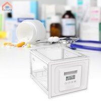 Hộp đựng khóa thời gian Hộp đựng đồ ăn nhẹ Foos Hộp đựng trong suốt Thùng lưu trữ có thể khóa Hẹn giờ Hộp khóa cho quầy văn phòng