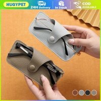 Hộp đựng kính có móc khóa Hộp đựng kính mắt Hộp đựng kính mắt Túi đựng kính râm da PU