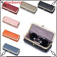 Hộp đựng kính NORBORTO, Túi đựng kính râm đa chức năng bằng da PU, Vỏ bảo vệ Đóng tự động Hộp bút chì kẻ mày sáng tạo Nam Nữ