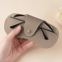 Hộp đựng kính nữ da thật hàng đầu Hộp đựng kính chống bụi