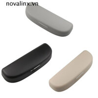 Hộp đựng kính ô tô NOVALINX, Hộp đựng kính râm thực tế bằng nhựa, Hộp đựng kính mắt màu xám màu be đa năng